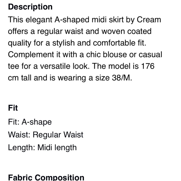 Leatherette A skirt from Crème 🇪🇺 - Picture 6 of 6